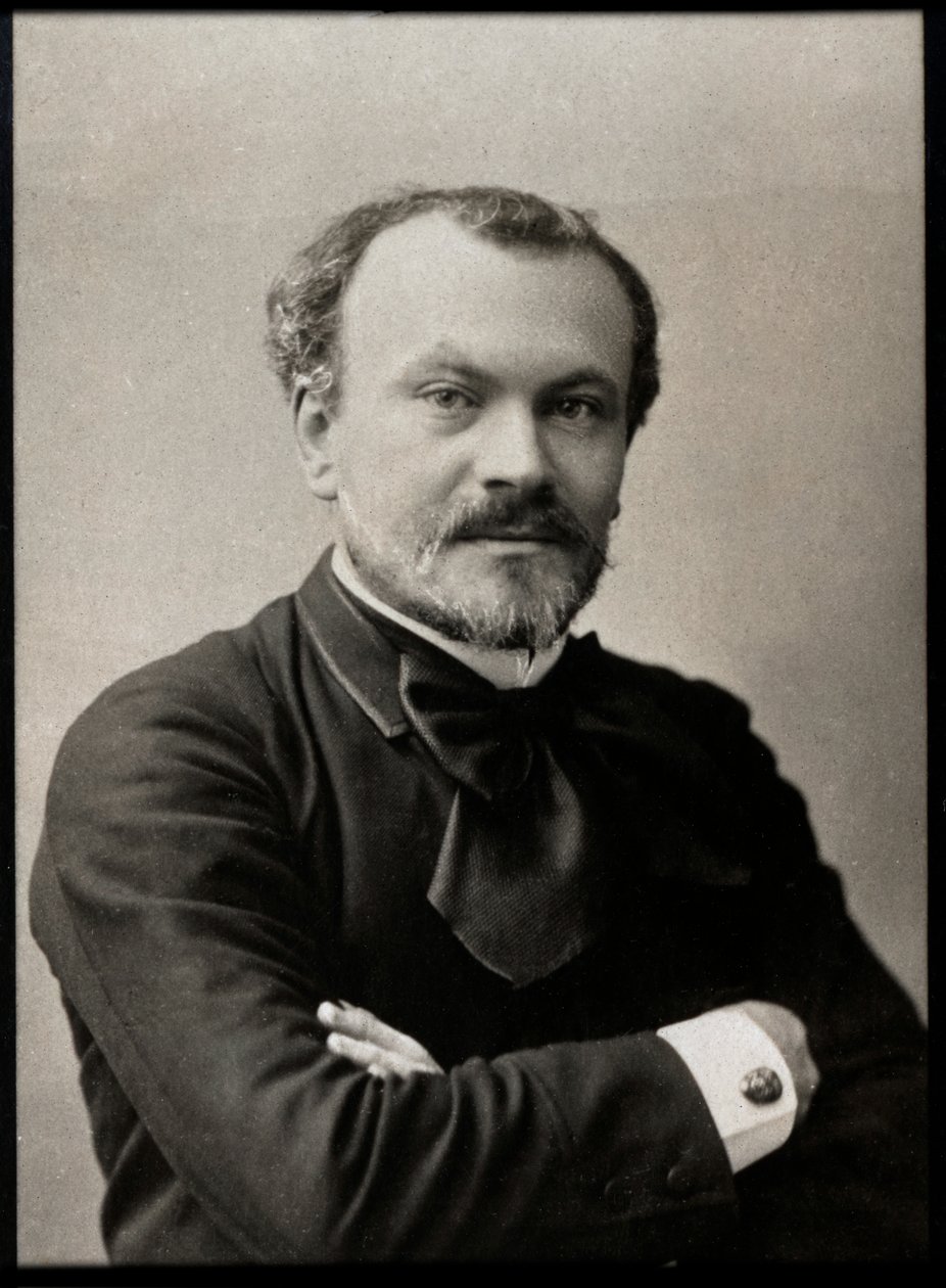 Porträtt av Jules Lemaitre (1853-1914), fransk kritiker och dramatiker. av French Photographer