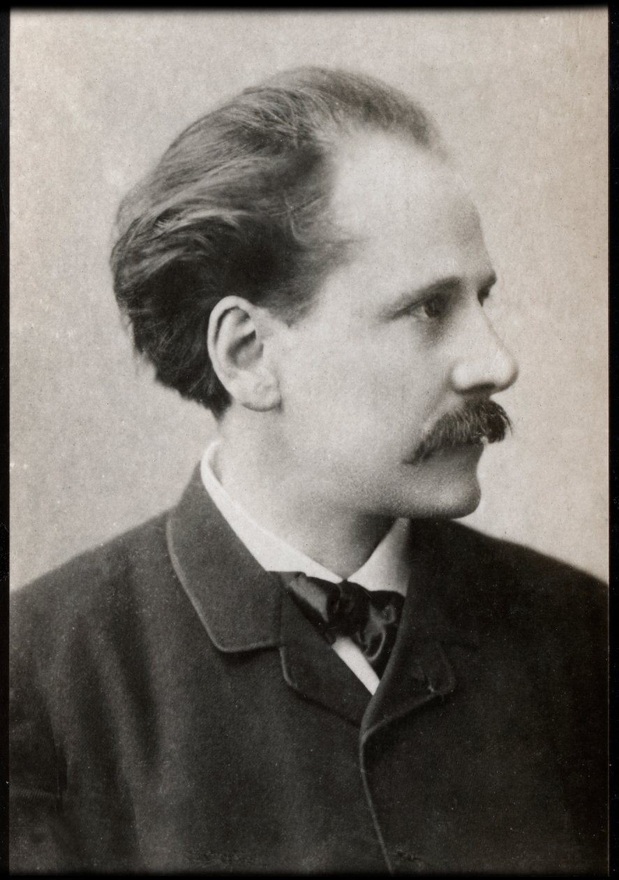 Porträtt av Jules Massenet (1842-1912), fransk kompositör. av French Photographer