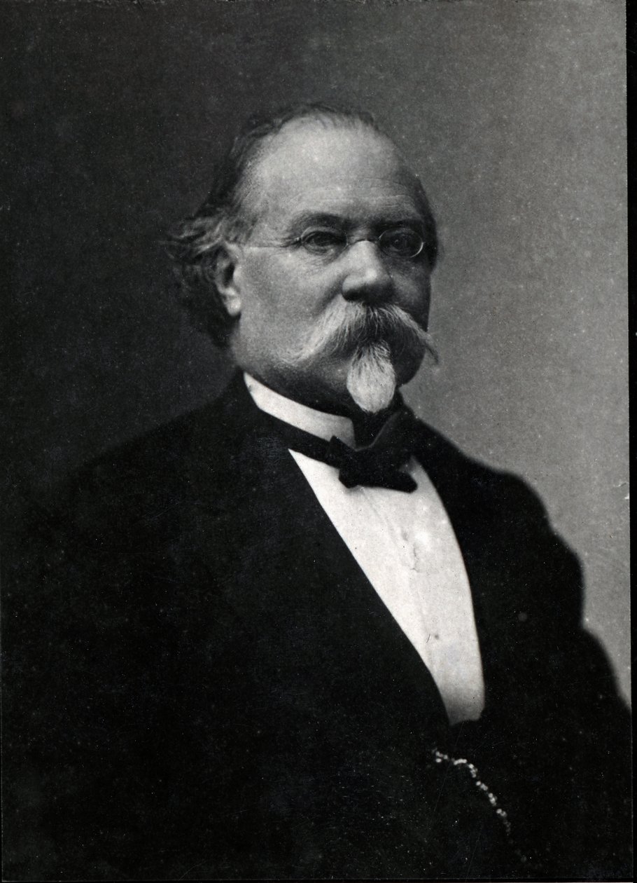Porträtt av Louis Joseph Troost (1825-1911), fransk kemist. av French Photographer