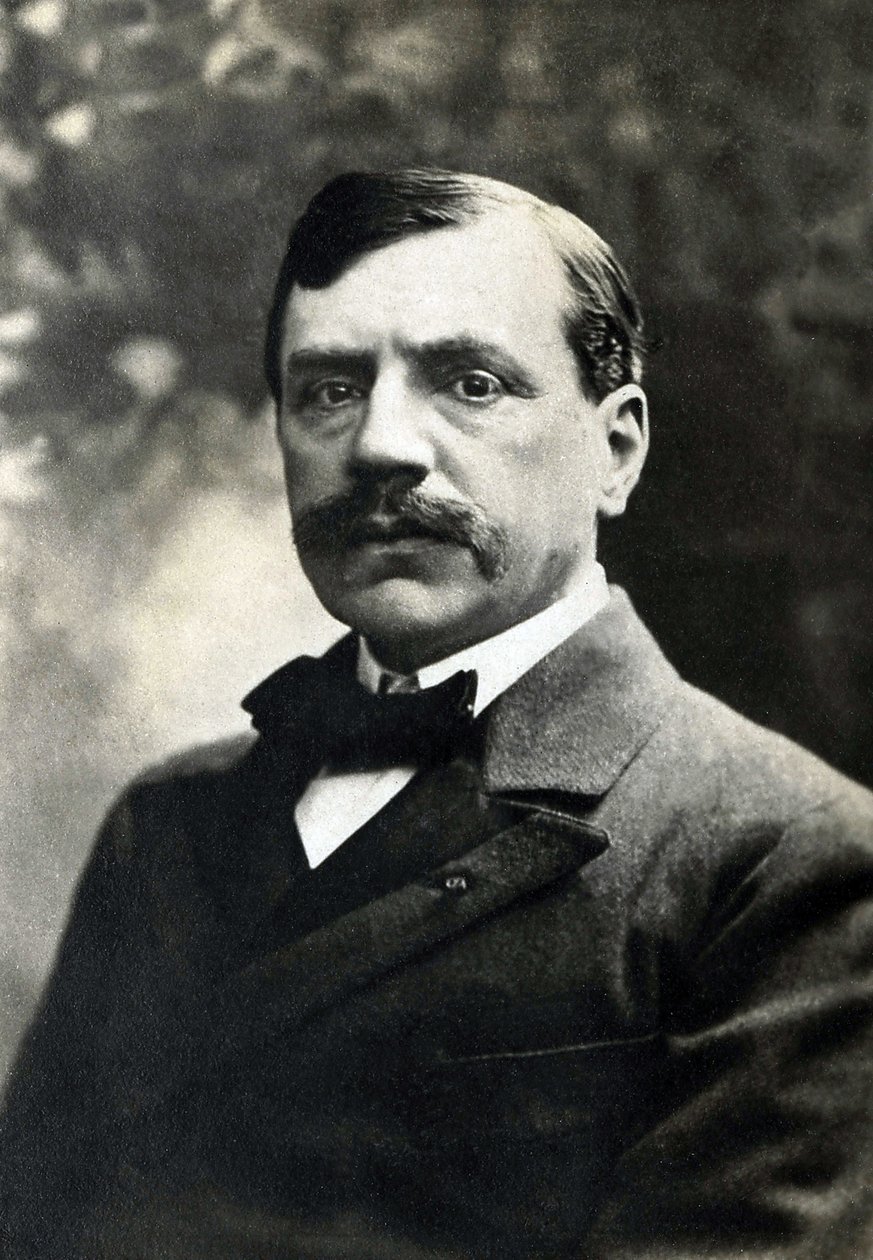 Porträtt av Paul Bourget (1852-1935), fransk författare av French Photographer
