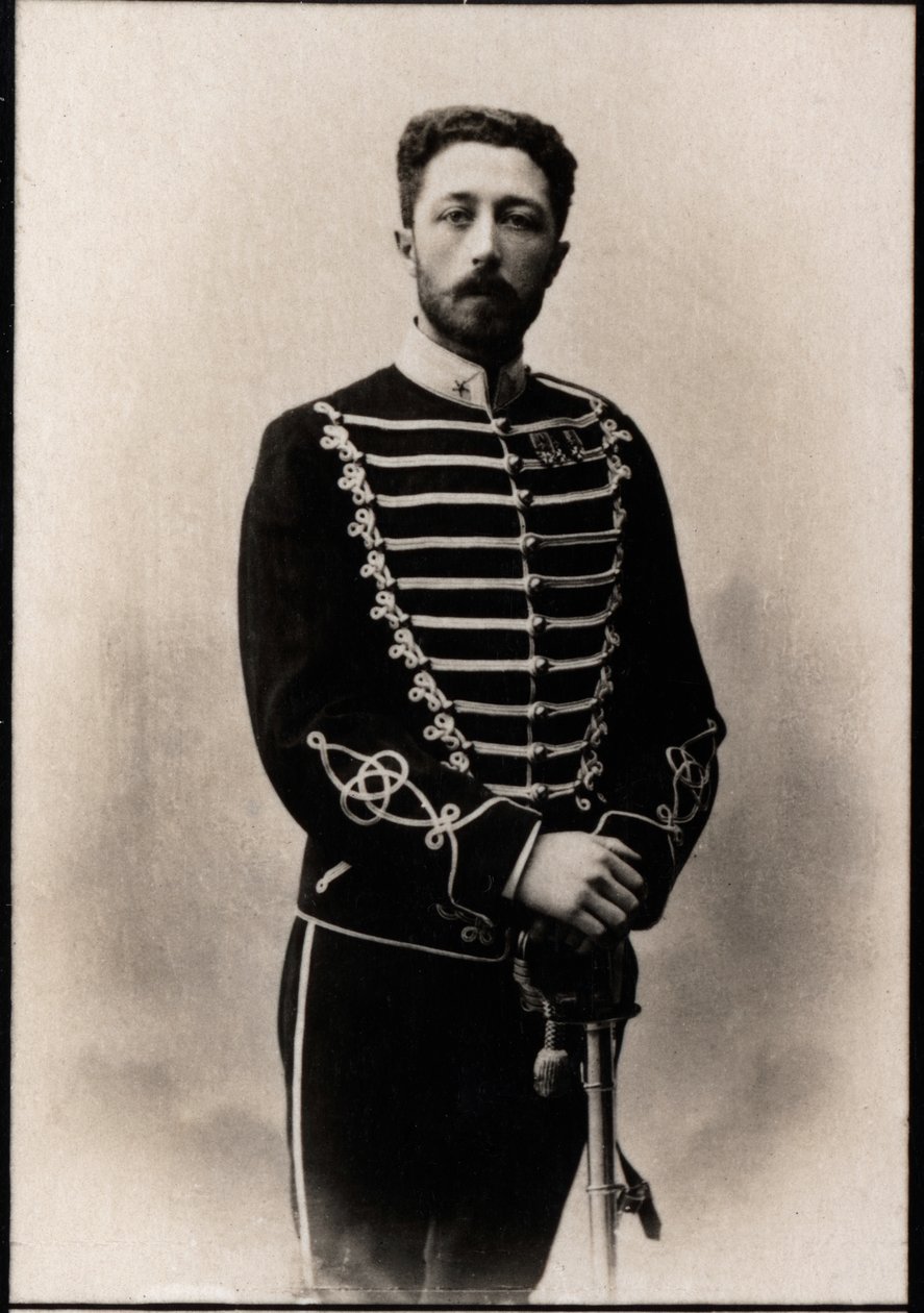 Porträtt av Prins Eugen av Sverige (1865-1947). av French Photographer