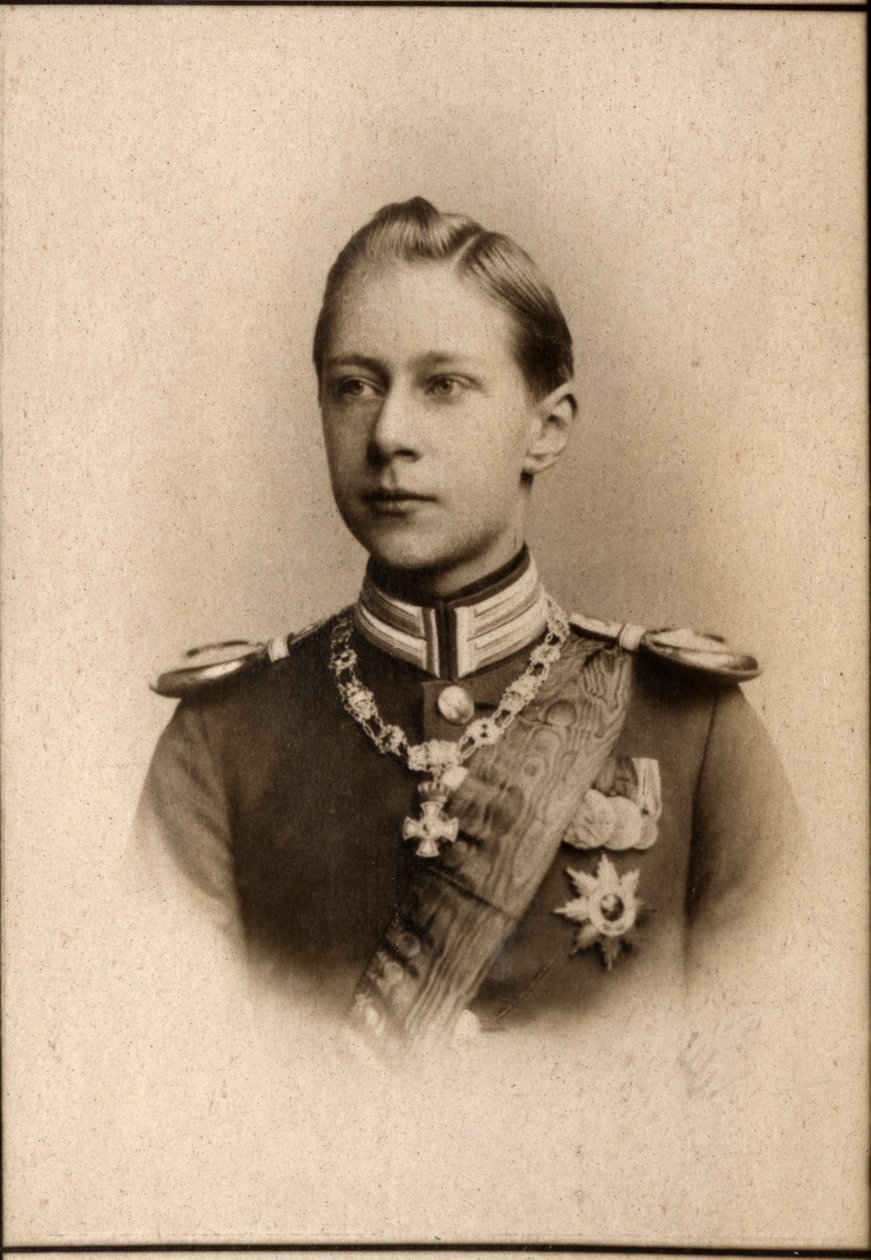 Porträtt av prins William (1882-1951), tysk kronprins av French Photographer