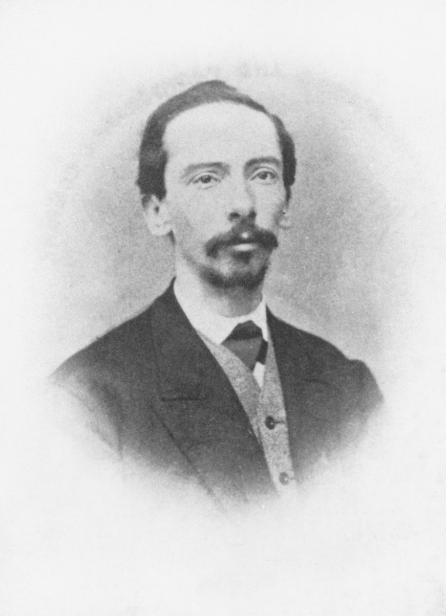 Porträtt av Rafael Pombo, 1868 av French Photographer