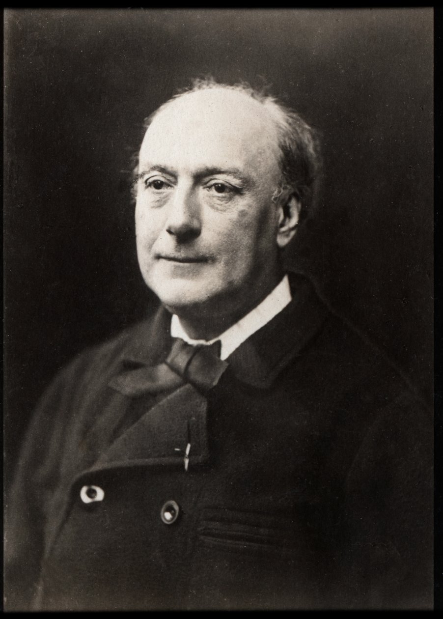 Porträtt av Theodore de Banville (1823-1891), fransk poet. av French Photographer