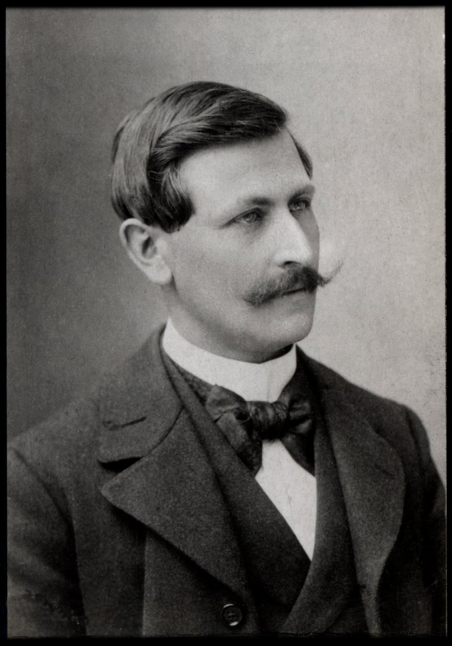Porträtt av Victor Margueritte (1866-1942), fransk författare. av French Photographer
