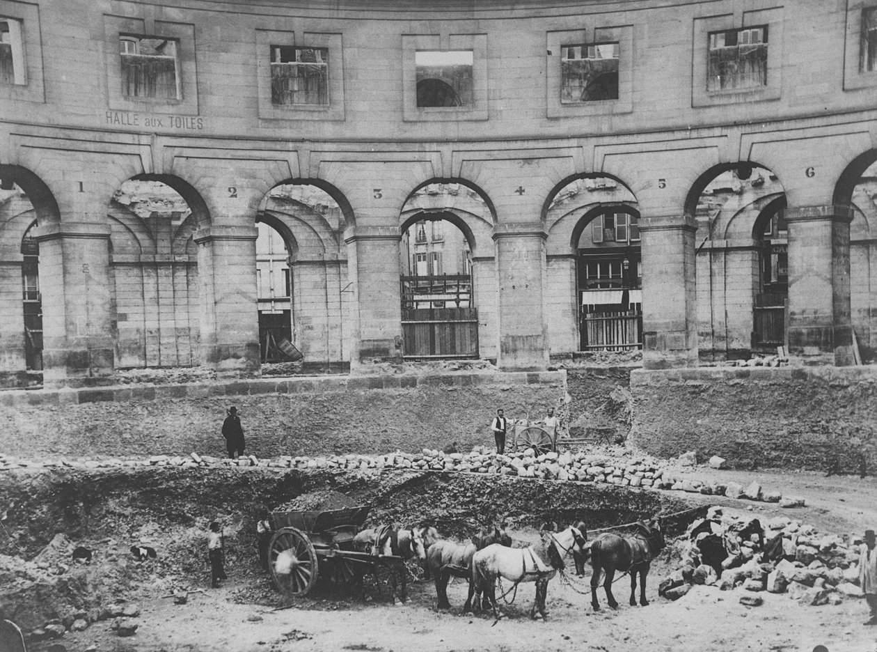 Rekonstruktion av Halle au Blé, Paris av French Photographer