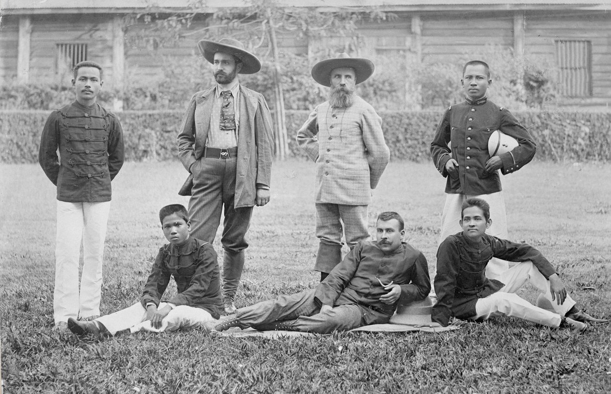 Pavie-missionen, Haut-Mekong, Indokina 1890 av French Photographer
