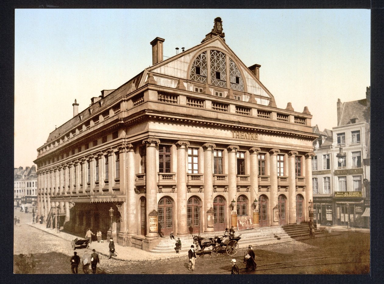 Teatern, Lillie, Frankrike, publicerad c.1895 av French Photographer