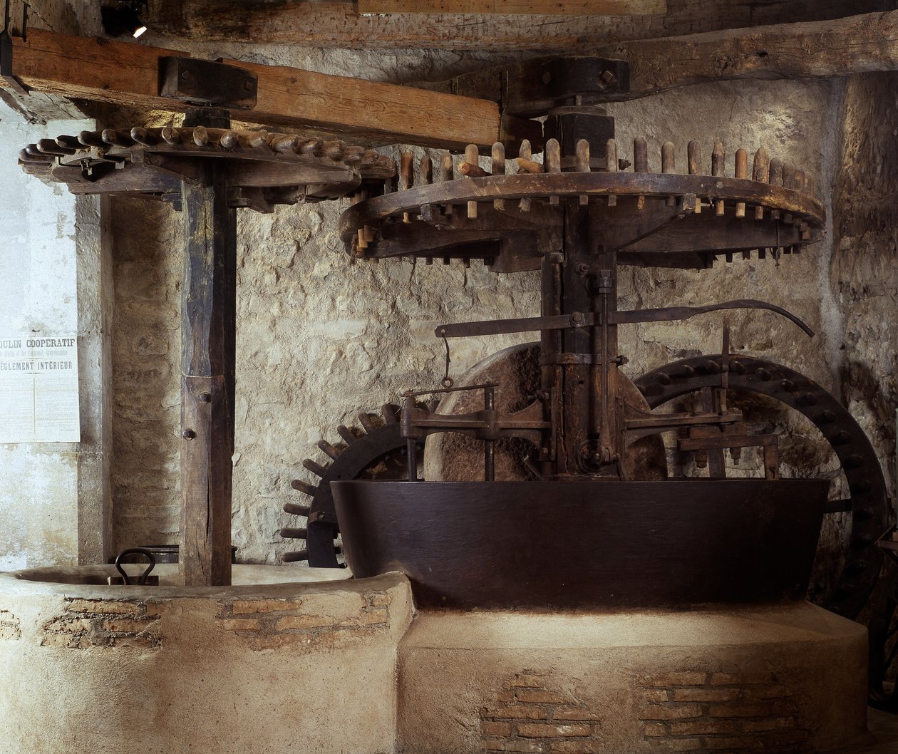 Oljekvarn från 1700-talet i Draguignan. Museum of Arts and Folk Traditions of Middle Provence av French School