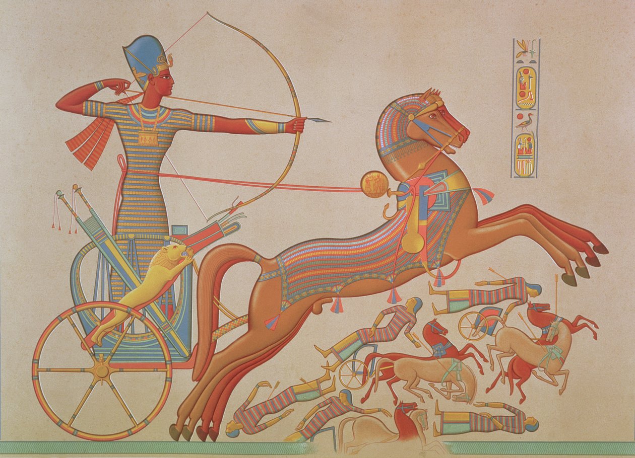 746.c.1. & f.8 Ramses-Miamouns kamp mot Khetas på gränserna till Orontes, från 