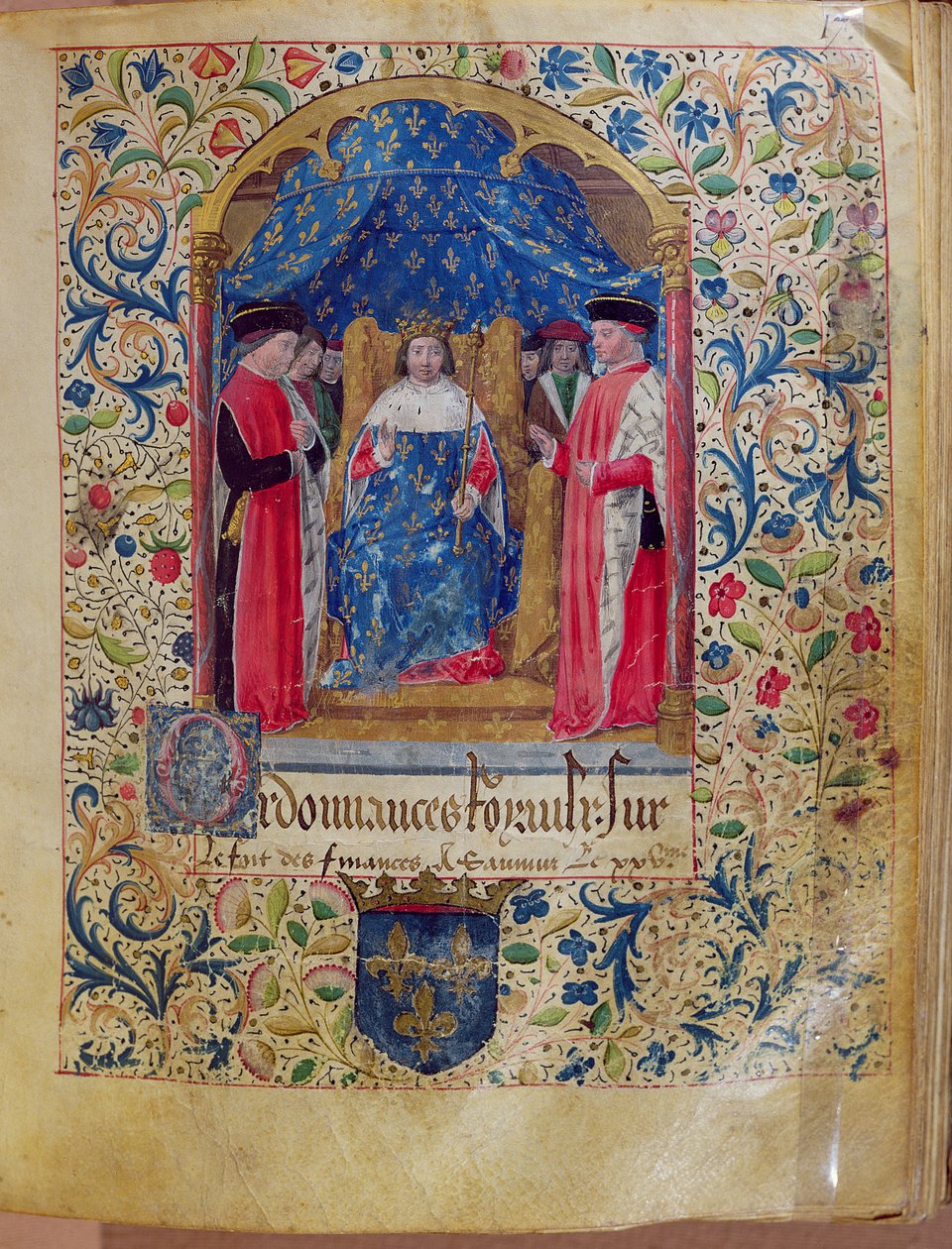 AE 523 Illustration från Livre Ferre från Cour des Comptes av French School