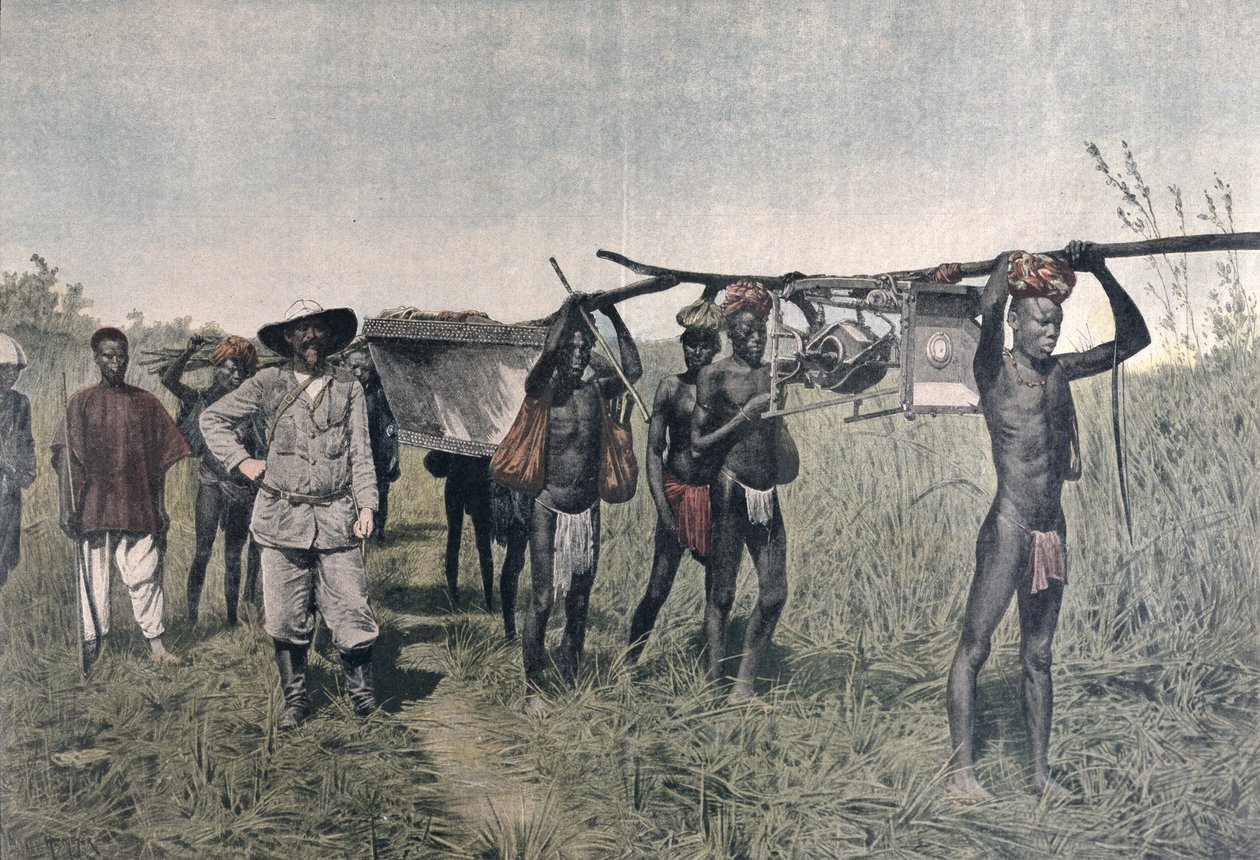 A Convoy on the Marchand Mission 1898, från Le Petit Journal, 1899 av French School