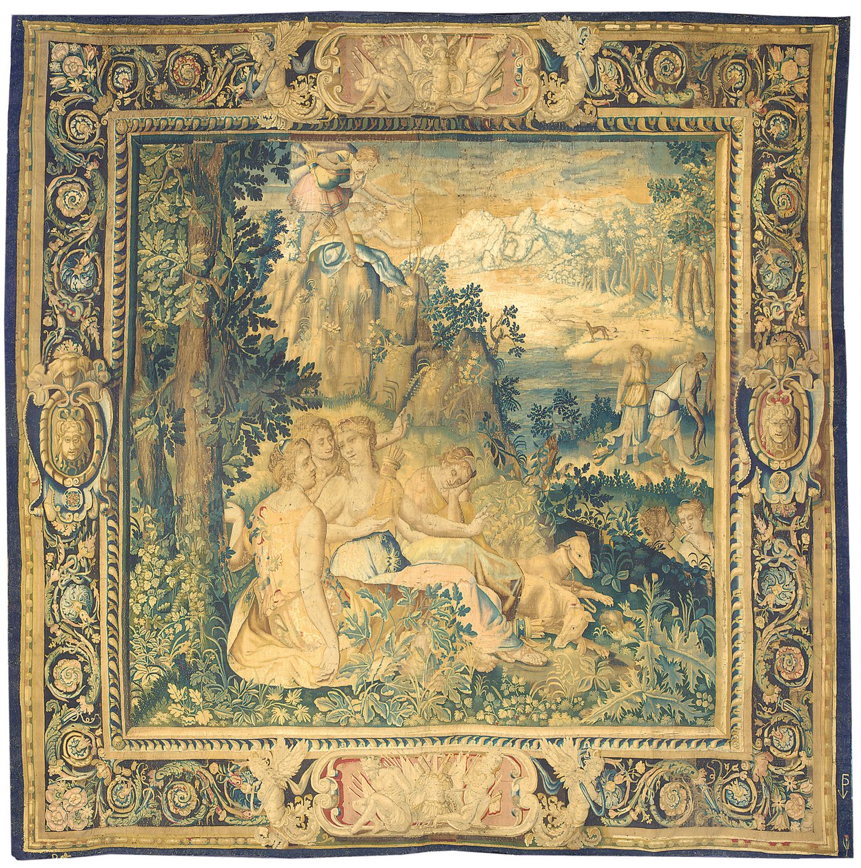 A Paris Mythologicala Tapestry, ca. 1620 (tapet) av French School