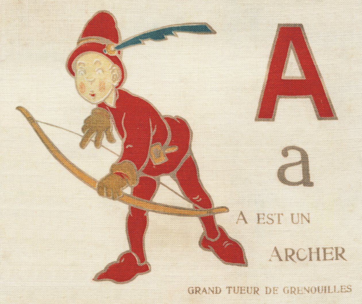 A är en stor grodmördare Archer. av French School