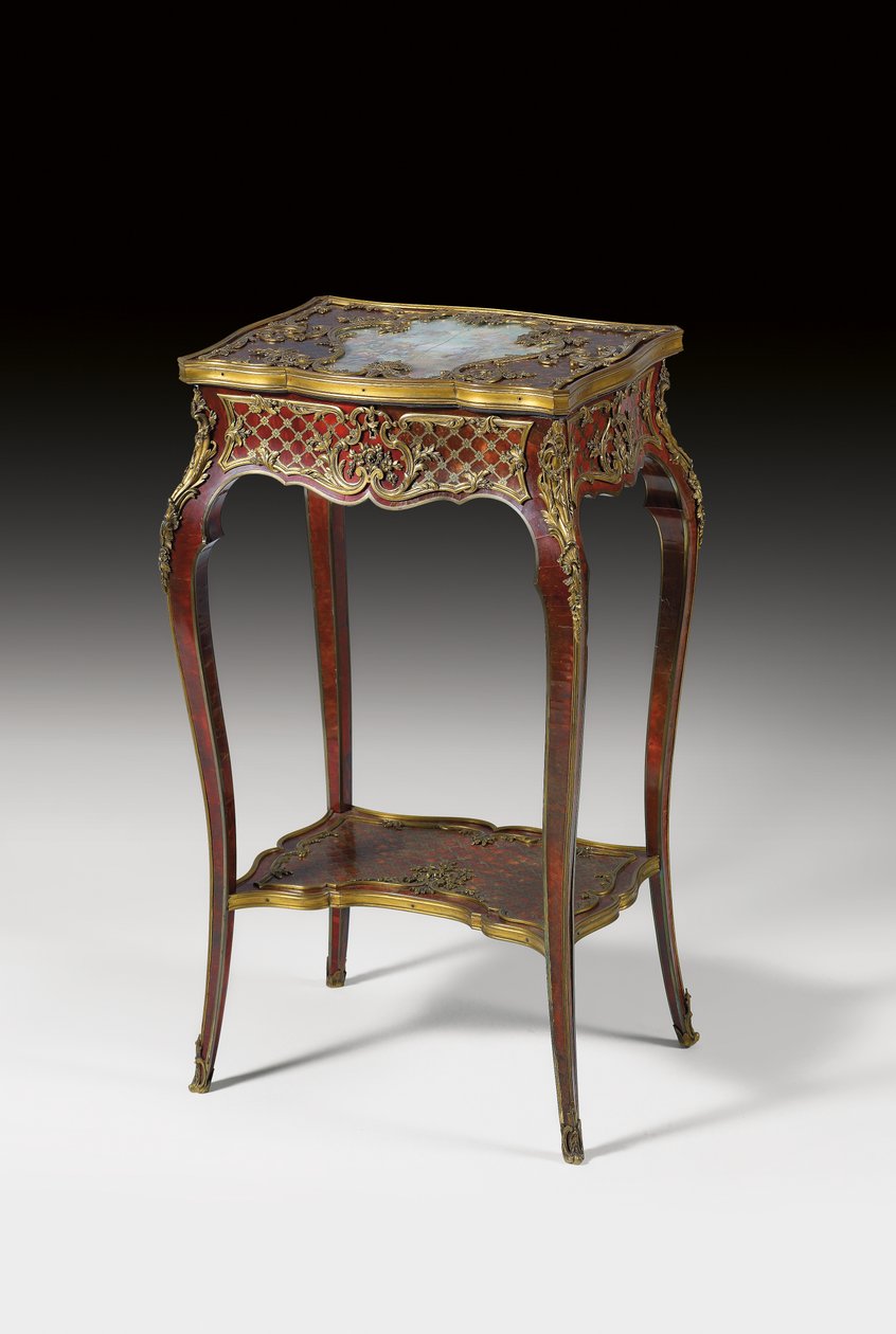 Ett bord a ouvrage, tillskrivet Maison Millet, Paris, sent 1800-tal av French School