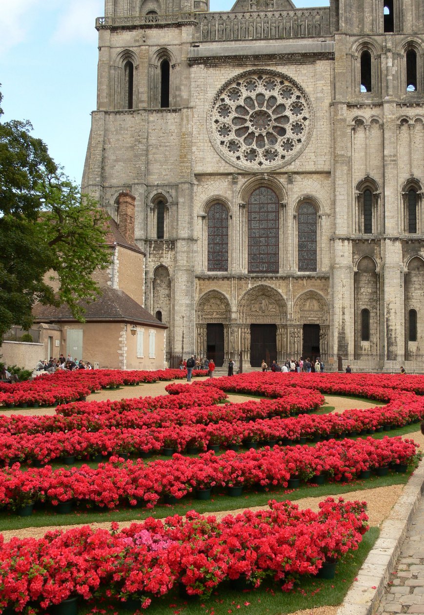 Vy över den västra fasaden av French School