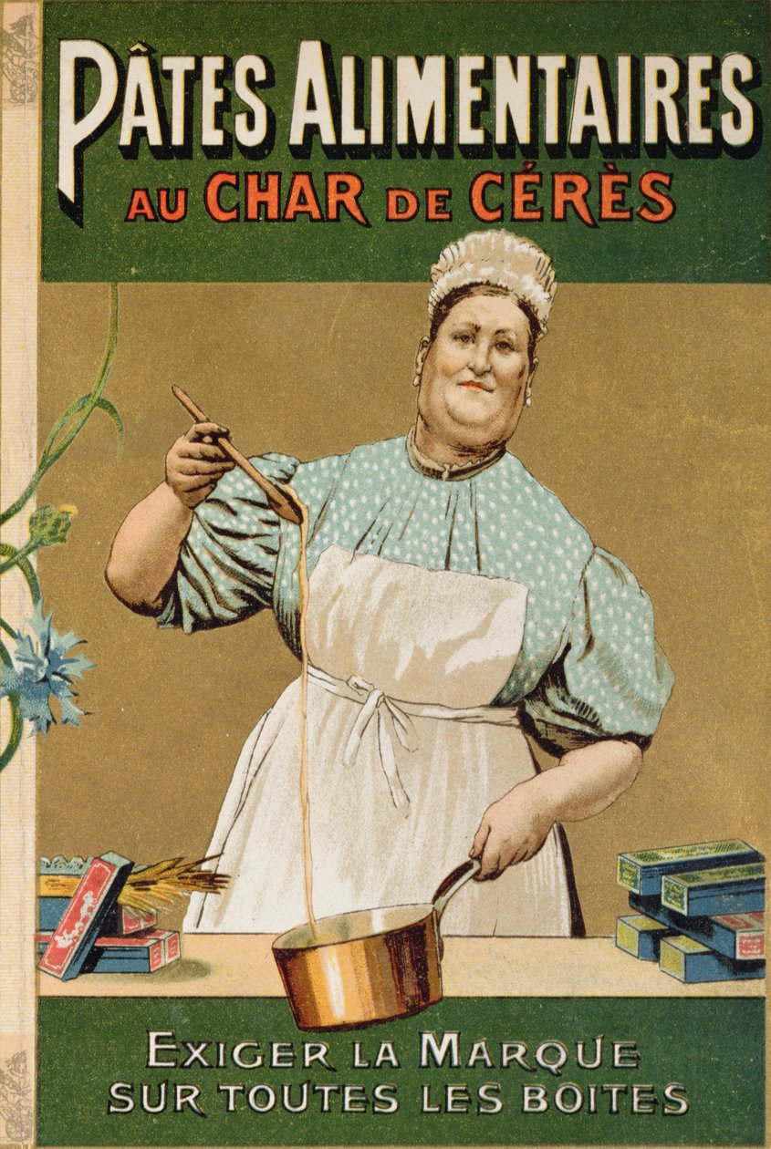 Annons för Au Char de Ceres-pasta, ca 1900 av French School
