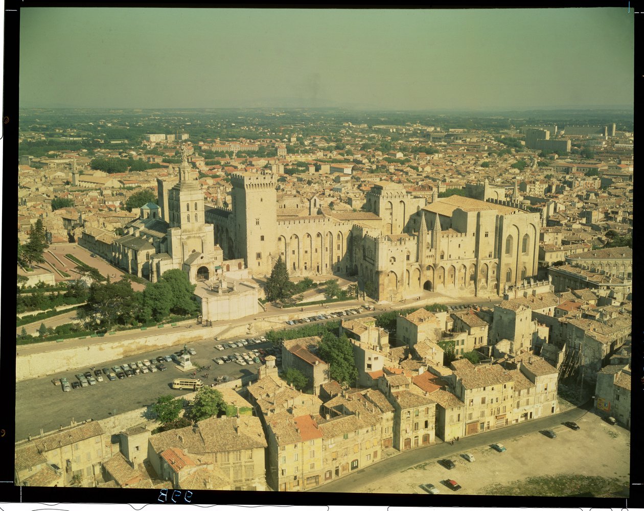 Flygfoto över palatset av French School
