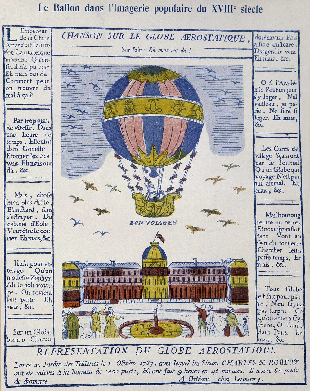 Aerostat: sång på den aerostatiska jordklotet av French School