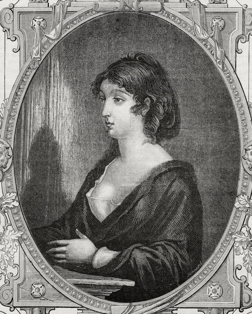 Aimee Cecile Renault (1774-94) na vaneina e Pannemaker ina ua uma Rambert, mai 