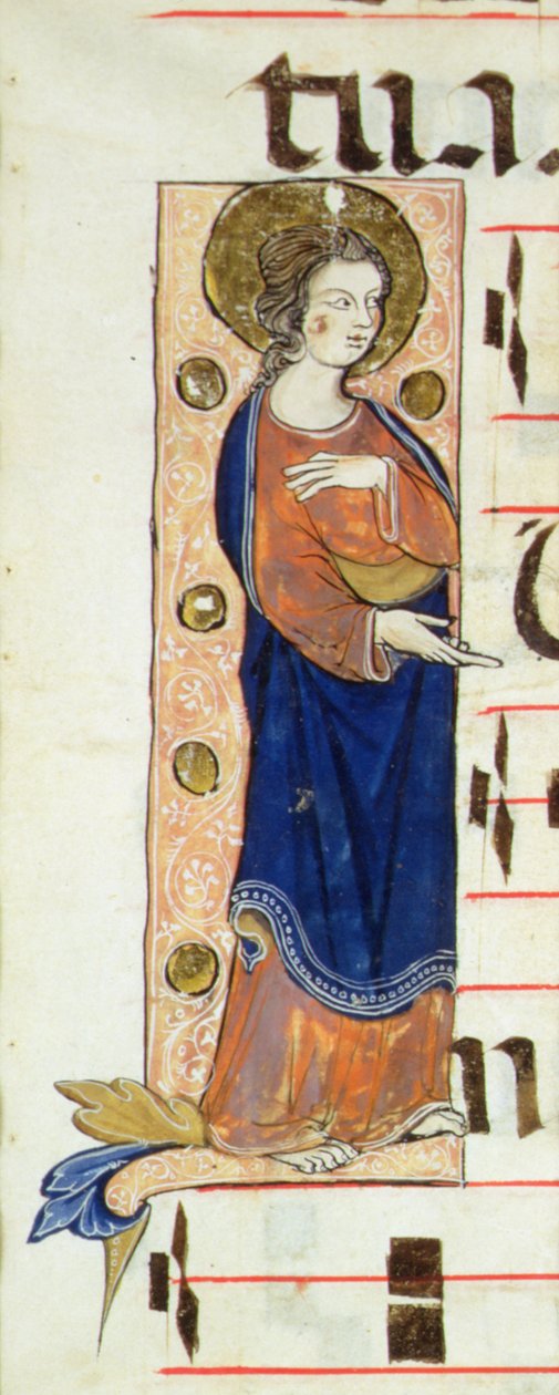 En apostel, möjligen St. Johannes, c.1320 av French School
