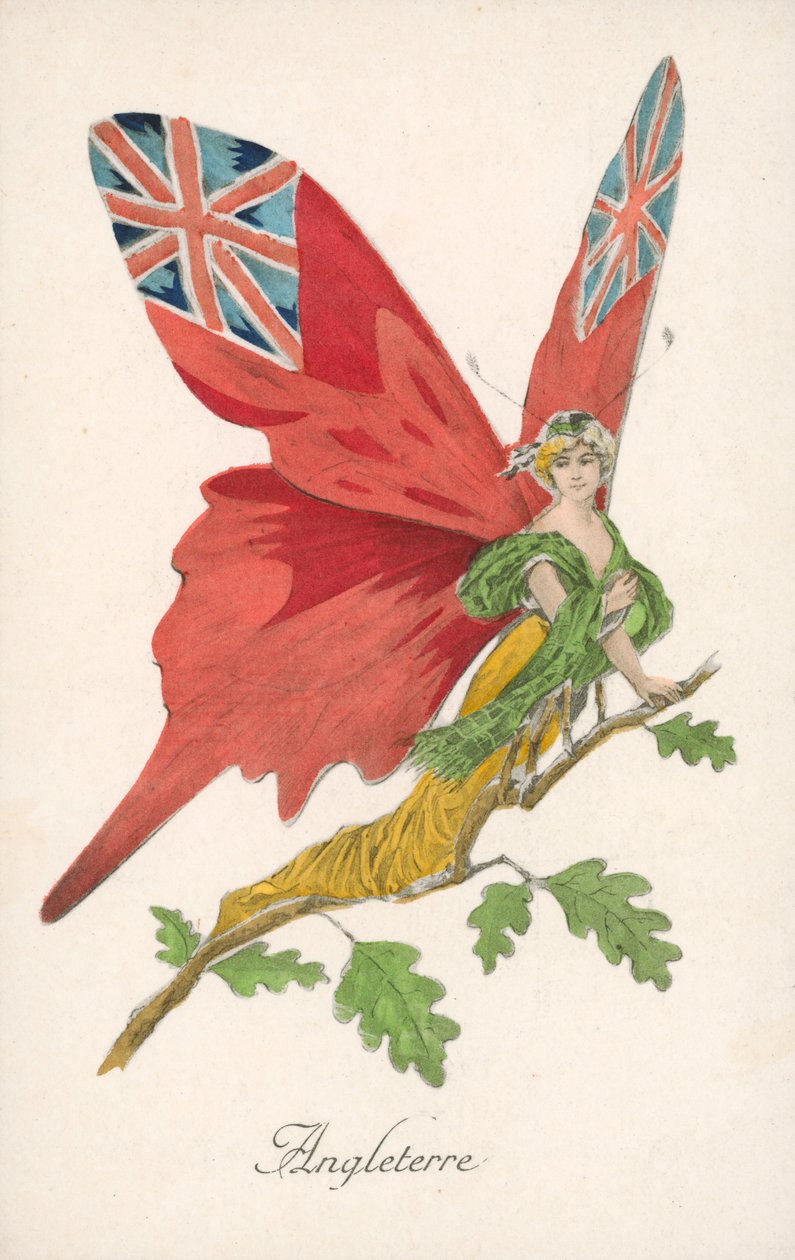 England (färglitografi) av French School