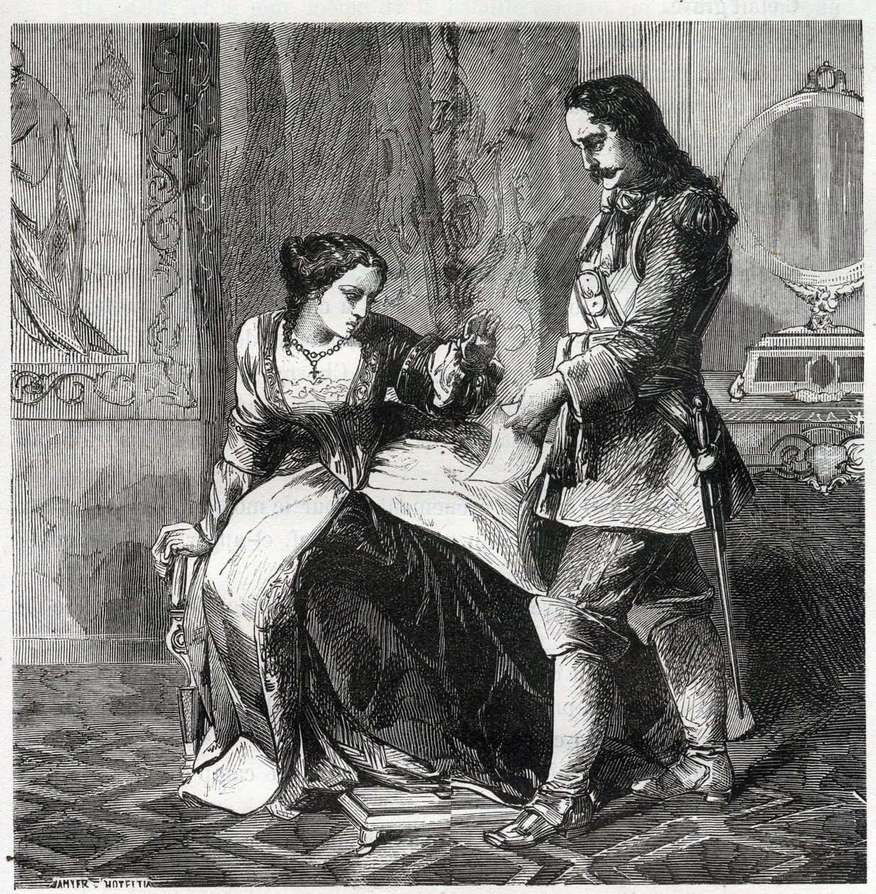 Anne Ninon”” av Enclo (eller Ninon de Lenclos eller Ninon de Lanclos av French School