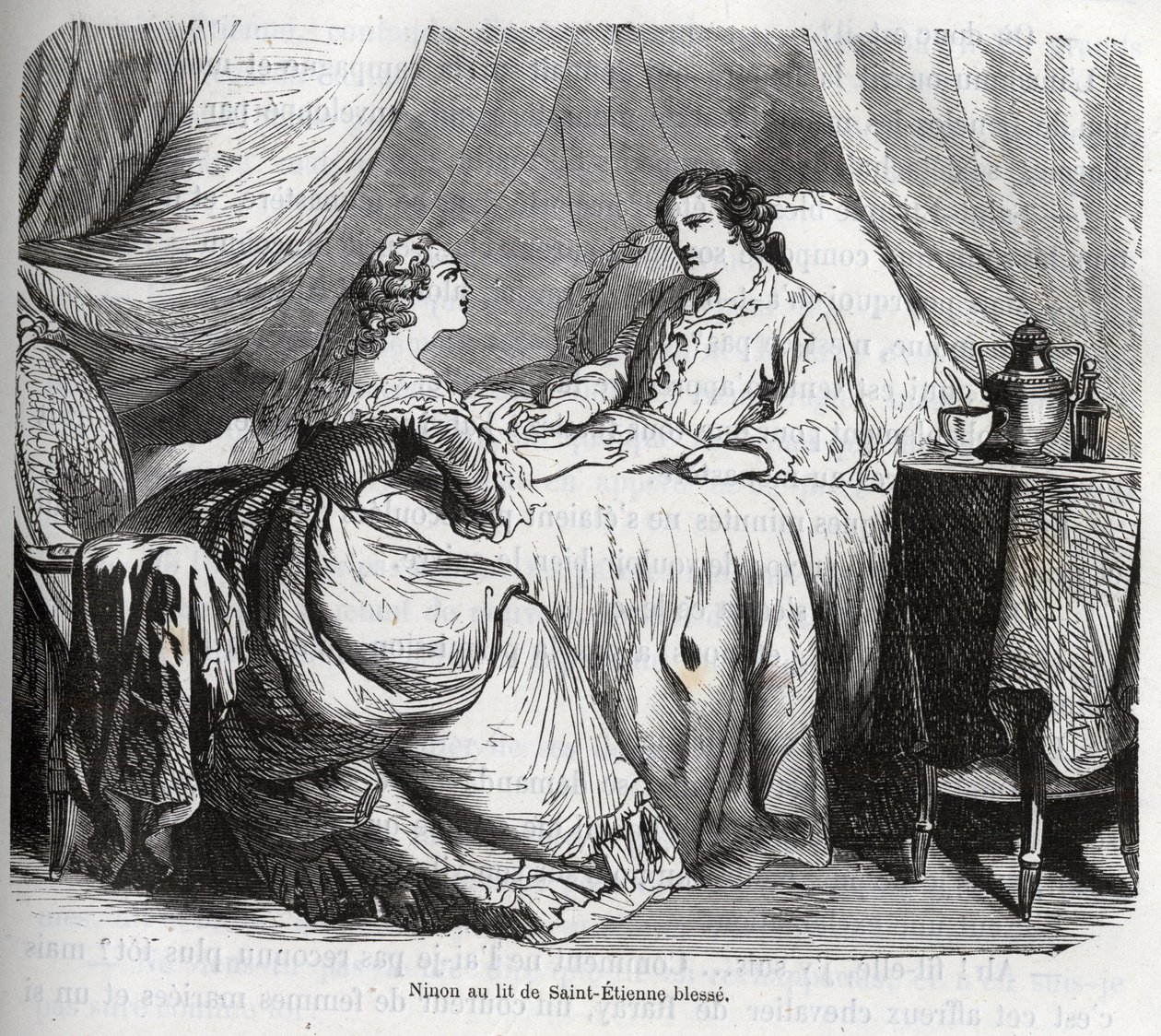 Anne Ninon""" av Enclo (eller Ninon de Lenclos eller Ninon de Lanclos av French School