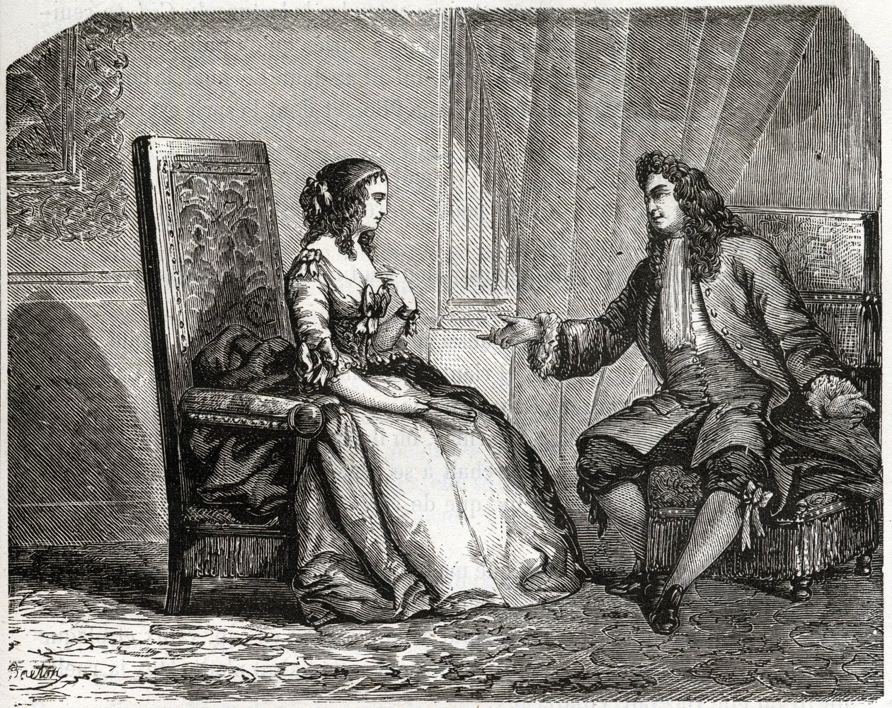 Anne Ninon”” av Enclos (eller Ninon de Lenclos eller Ninon de Lanclos av French School