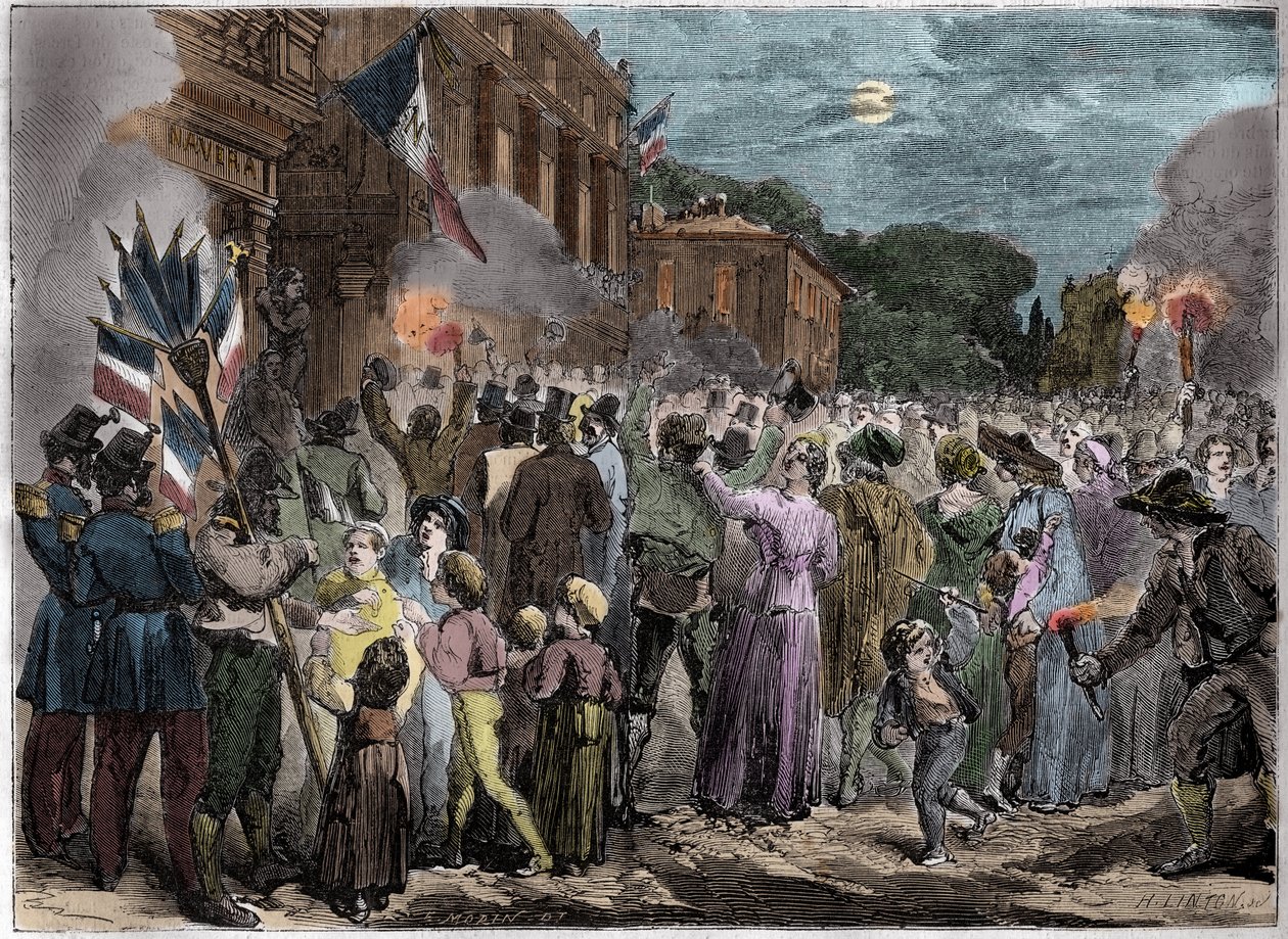 Annexering av Savojen och Nice till Frankrike - 1860 Annexering av Nice av Frankrike av French School