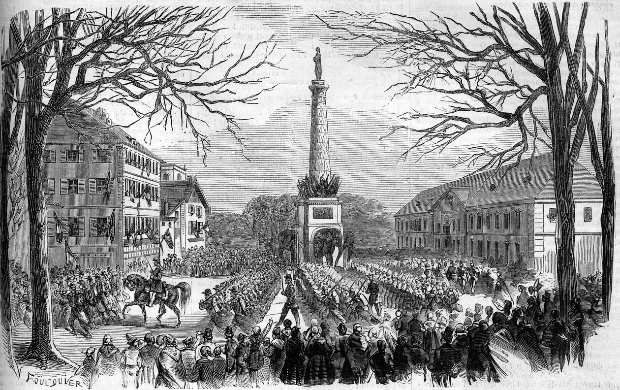 Annexering av Savojen till Frankrike, Chambery, 28 mars av French School