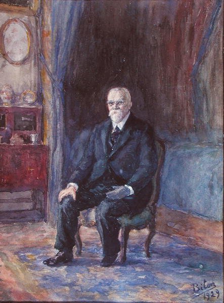 Antoine Beclere (1856-1939) 1929 (olja på duk) av French School