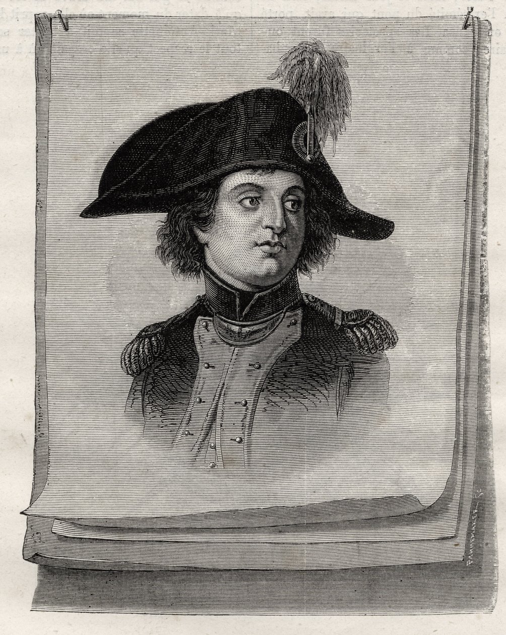 Antoine Joseph Santerre (1752-1809) ur "Histoire de la Revolution Francaise" av Louis Blanc (1811-82) av French School