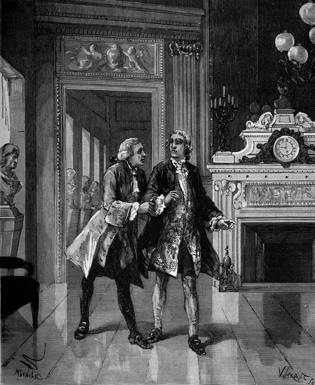 Antoine Laurent de Lavoisier (1743-1794) vägrade gift som föreslagits av en vän för att undvika lidandet av hans avrättning. av French School