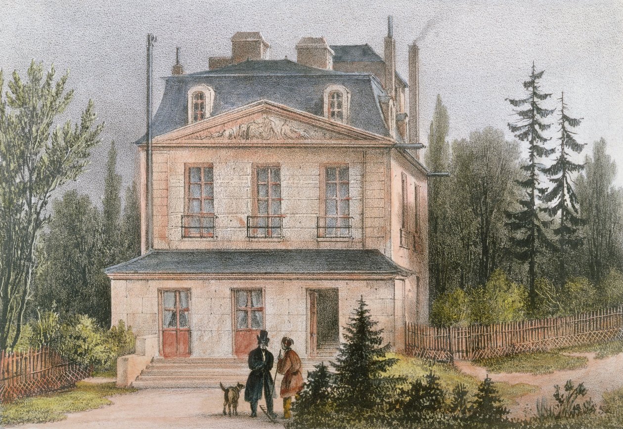 Antoine de Fourcroy på Jardin des Plantes i Paris av French School