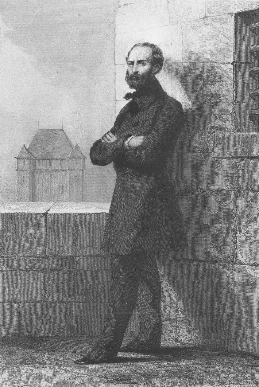 Armand Barbes, ca 1848 (gravyr) av French School