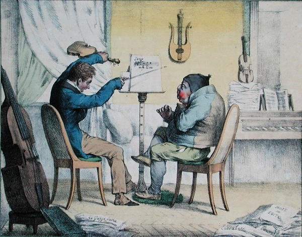 Astma, karikatyr från 
