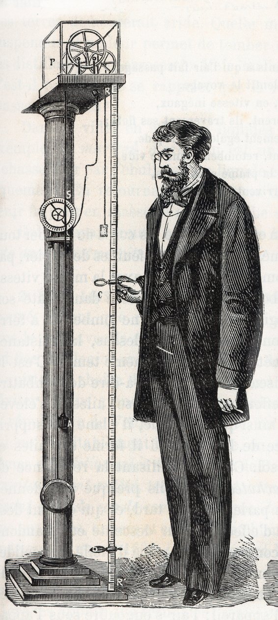 Atwood-maskin uppfann 1784 av George Atwood (1745-1807) - Machine d