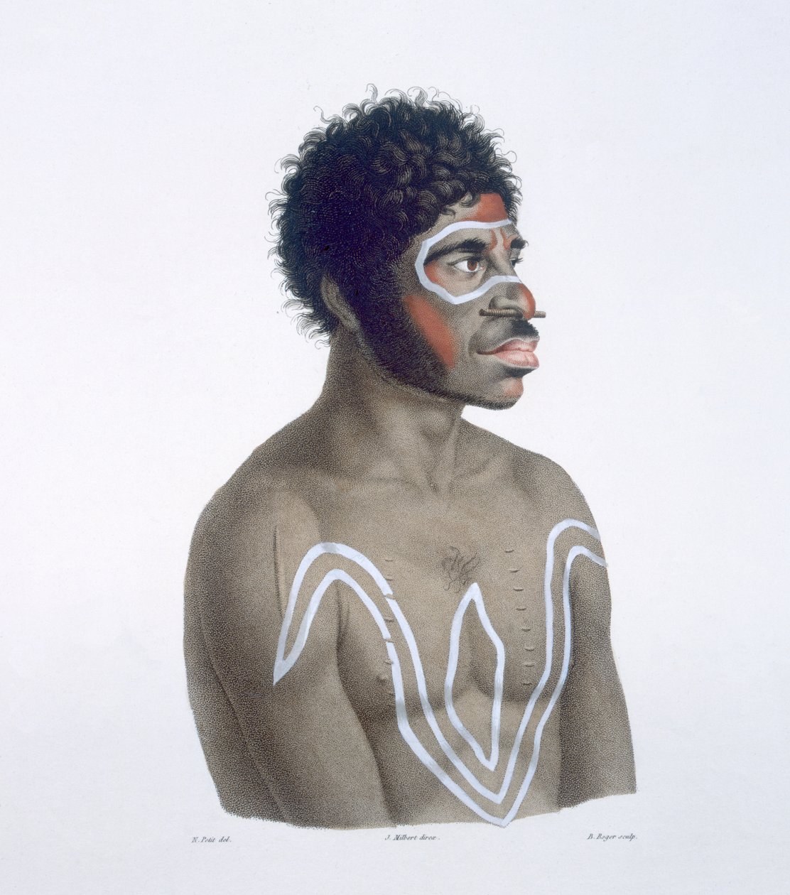 australiensisk aborigin, 1812 av French School
