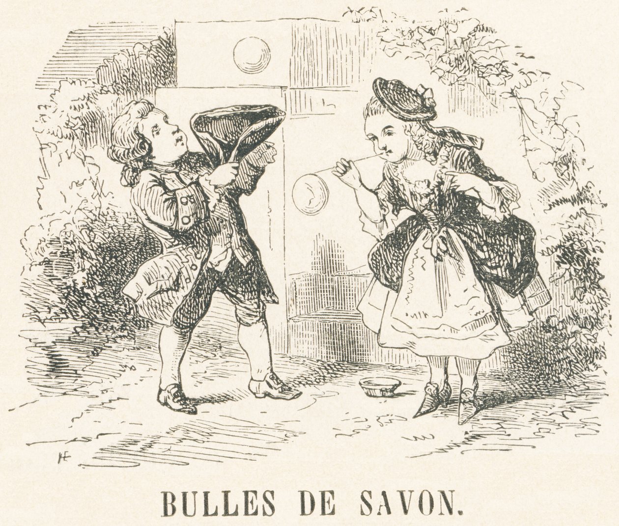 B: Såpbubblor av French School