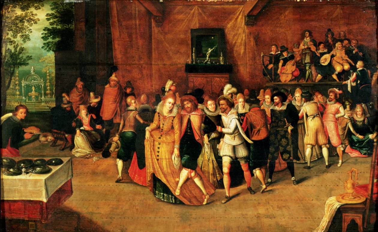 Bal under Henri III:s regeringstid, 1574-89 av French School