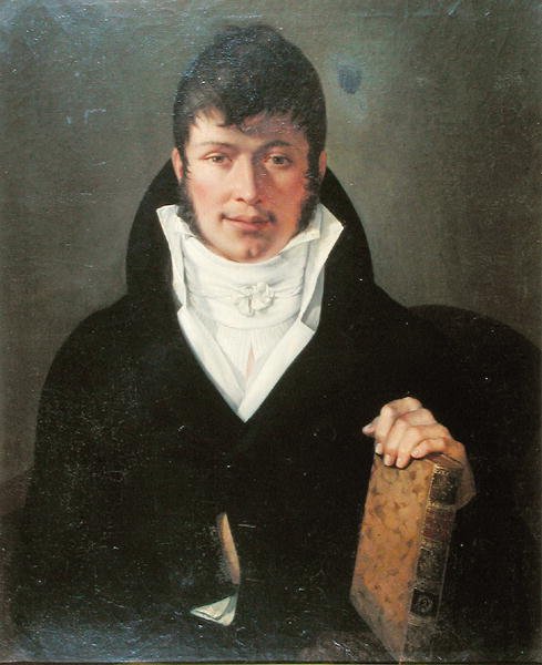 Baron Anselme Balthazar Richerand (1779-1840) (olja på duk) av French School