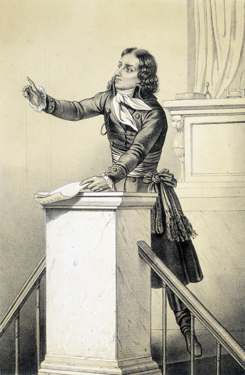 Barrère - i ""Franska revolutionens historiska galleri"" av Albert Maurin av French School