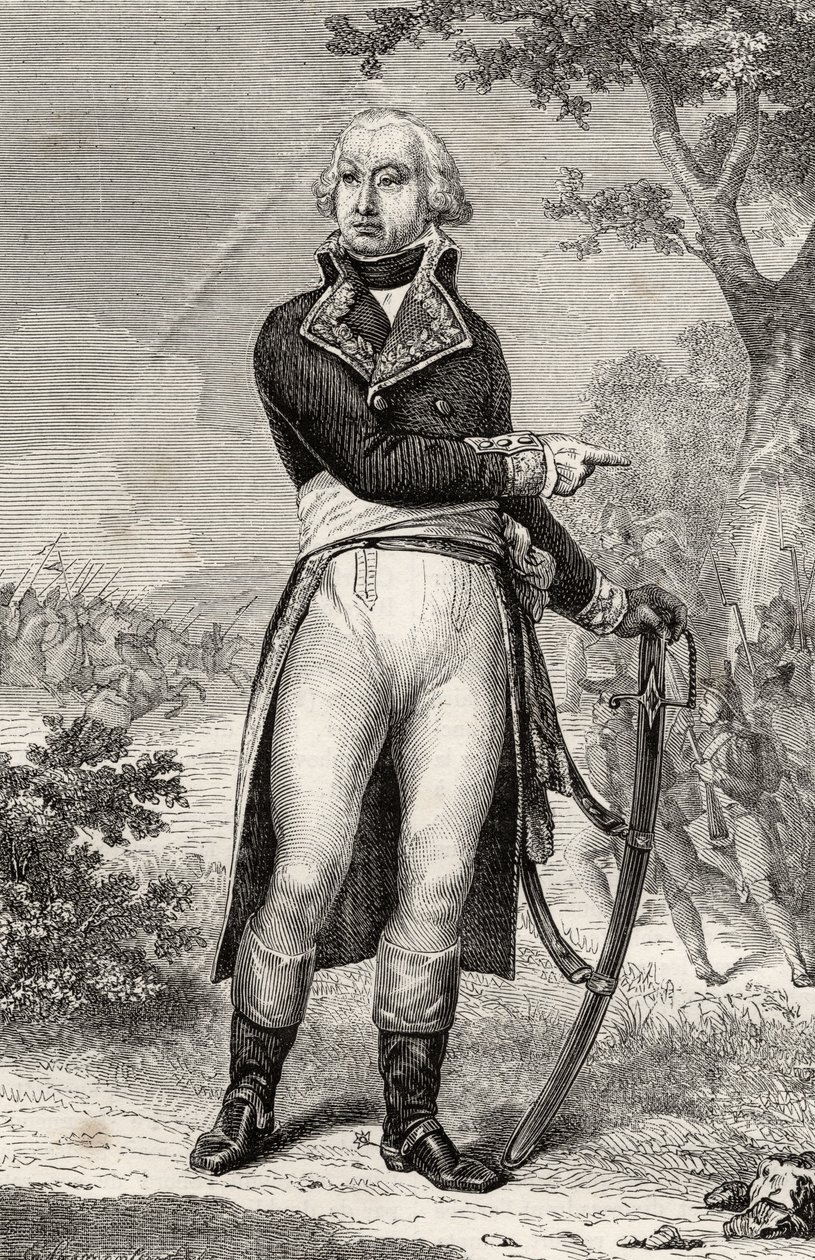 Barthelemy Louis Scherer (1747-1804) ur "Histoire de la Revolution Francaise" av Louis Blanc (1811-82) av French School