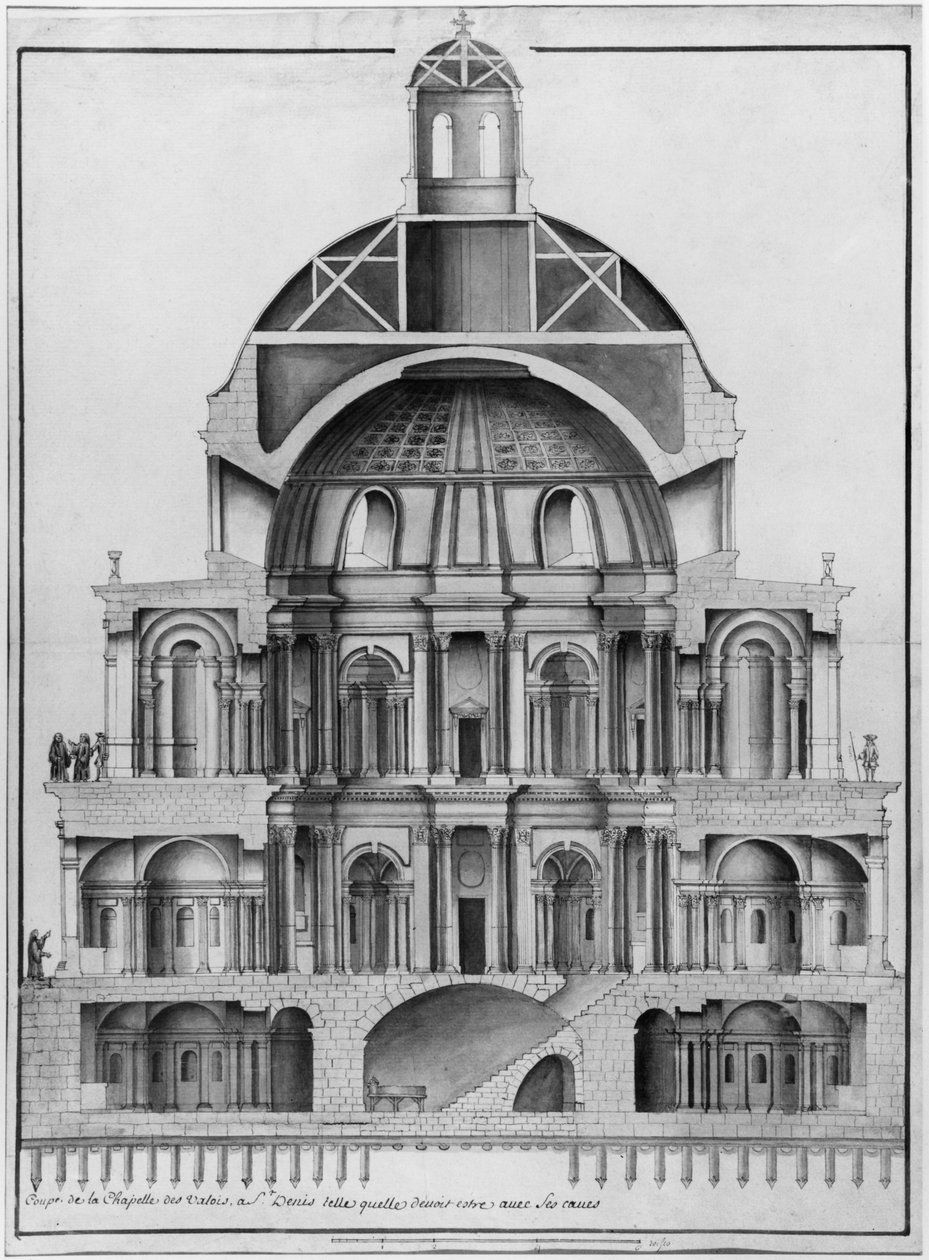 Basilica Saint-Denis, Valois Tower (se även 414688, 414689) av French School