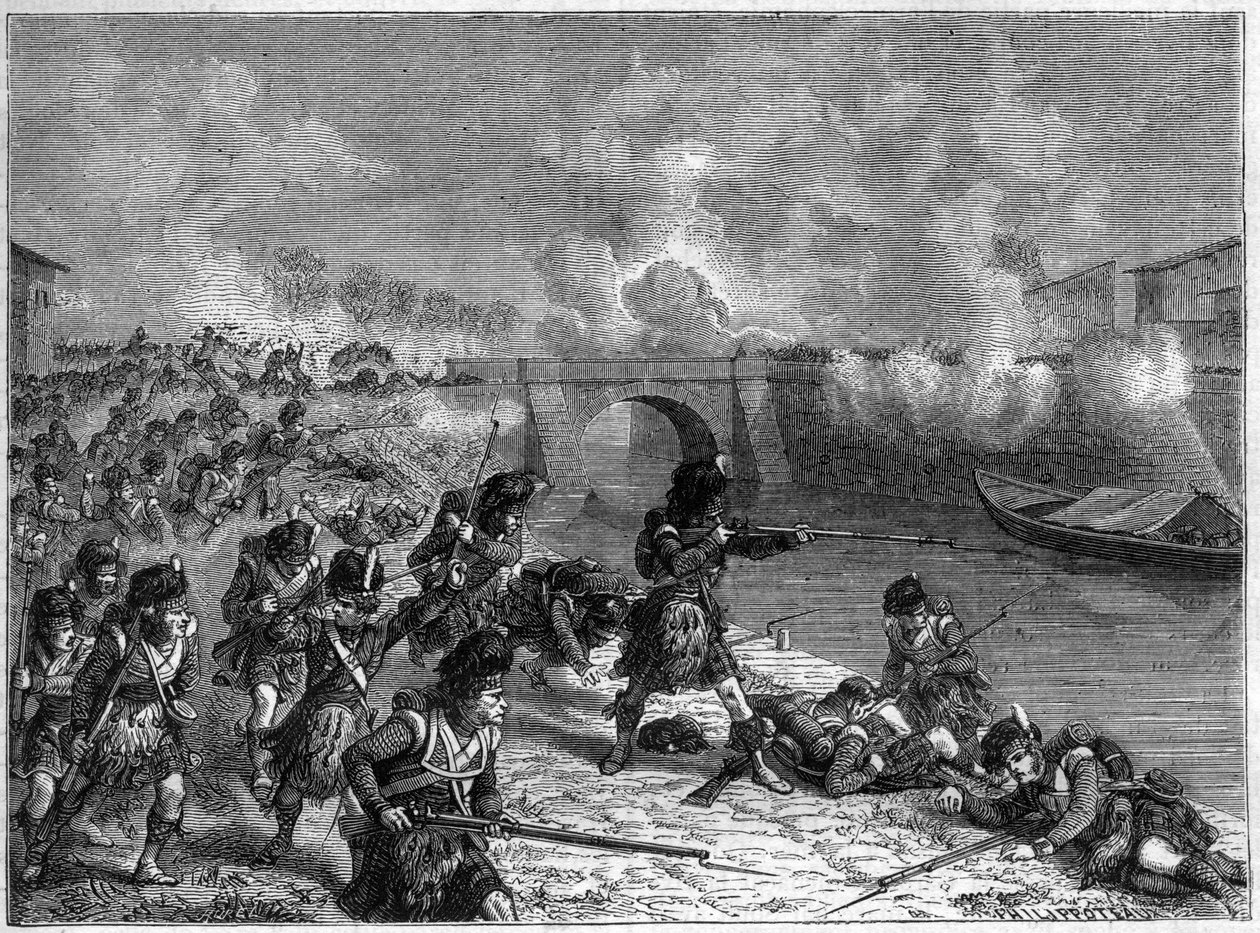 Slaget vid Toulouse: sista slaget mellan de brittiska och spanska styrkorna under Wellington mot fransmännen 1814 - Slaget vid Toulouse 10 april 1814 mellan trupperna från den kejserliga armén under befäl av Marechal Soult och trupperna från Anglo-Hispano- av French School