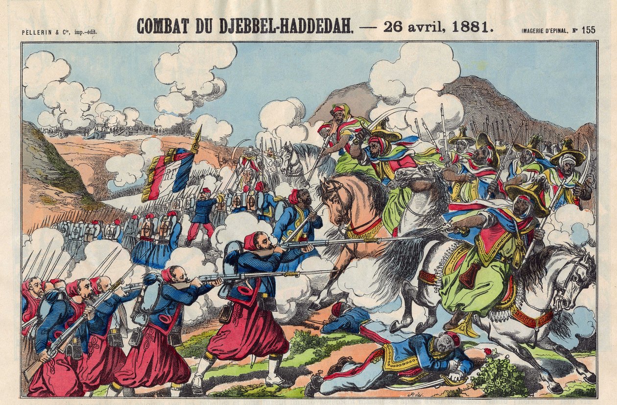 Slaget vid Djebbel Haddedah (Djebbel-Haddedah), 26 april av French School
