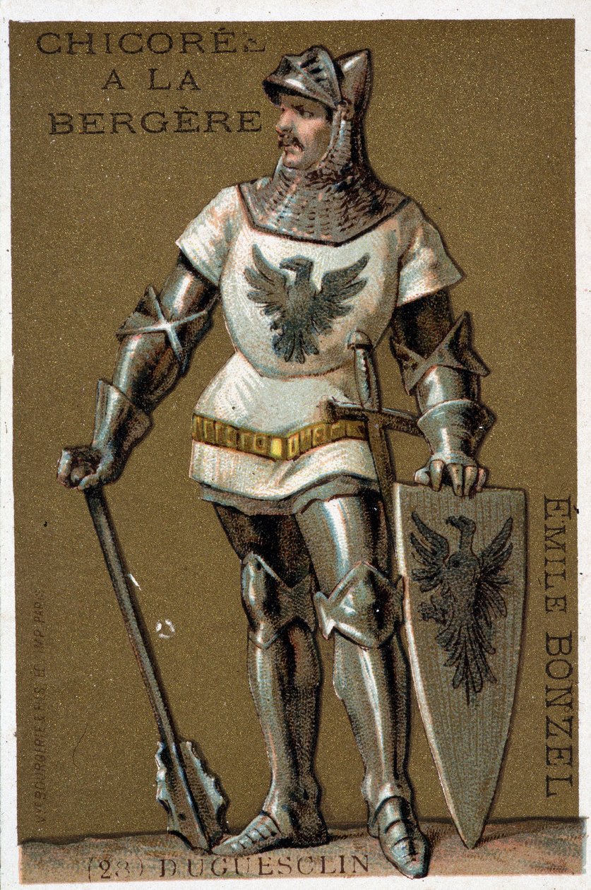 Bertrand du Guesclin (Duguesclin) (v. 1320-1380). Konstapel i Frankrike av French School
