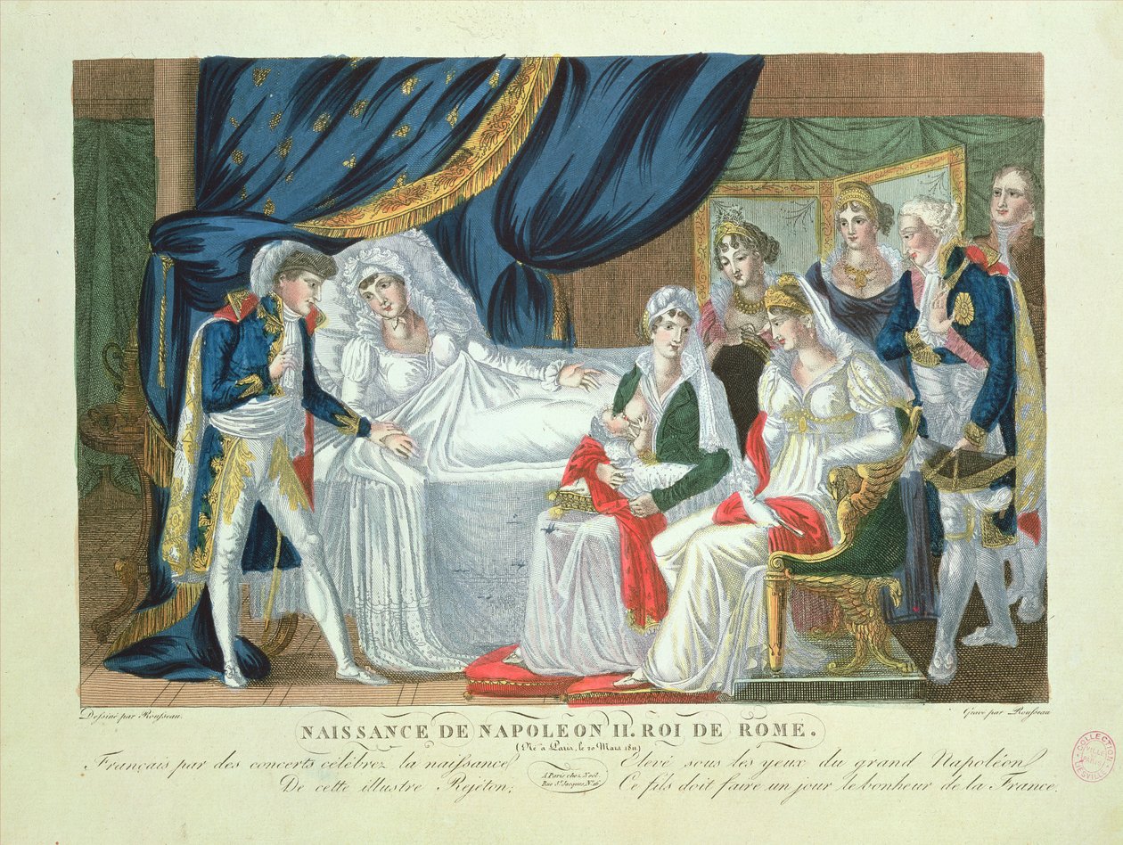 Napoleon II, kung av Rom, föds den 20 mars 1811 av French School