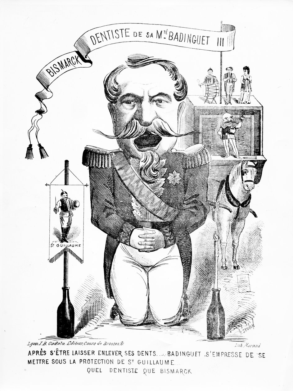 Bismarck, tandläkare åt hans majestät Badinguet III, 1871 av French School
